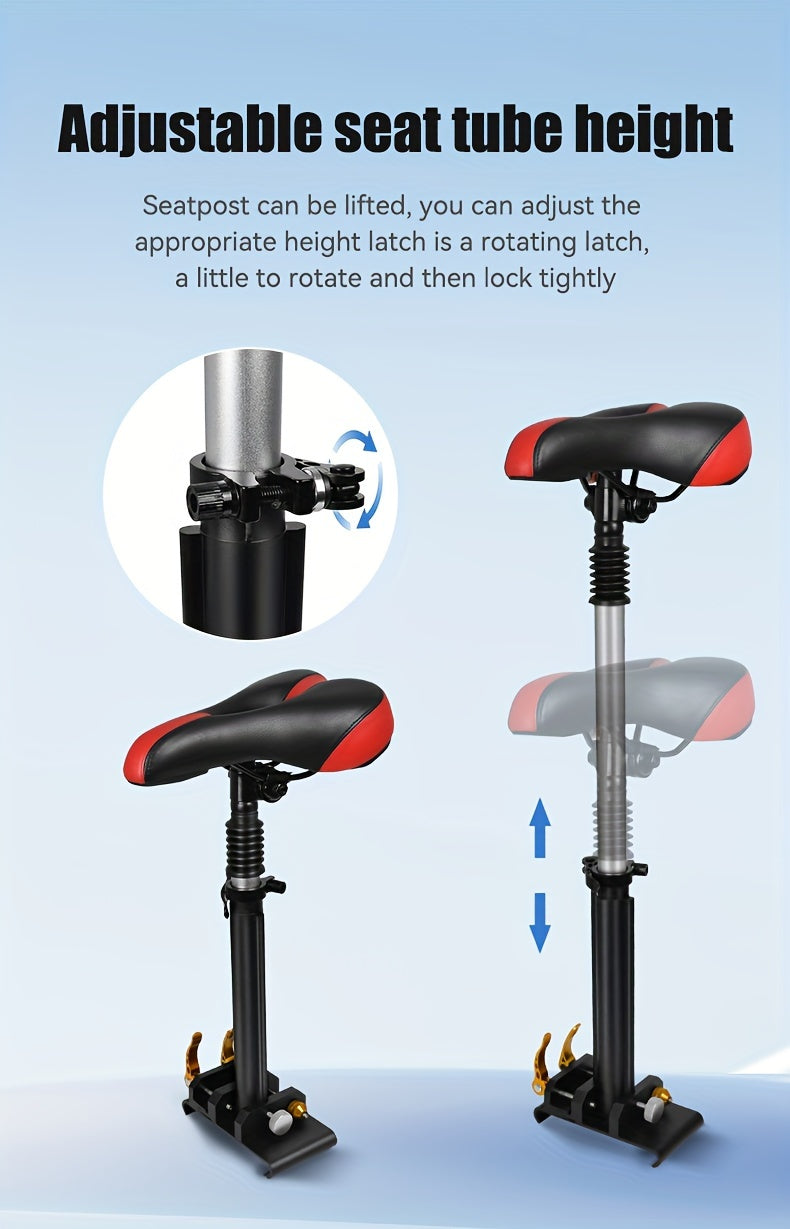 Suitable for Xiaomi M365/1S/Pro Electric Scooter, No-drill Upgrade Model Foldable Soft Bag Seat Cushion
