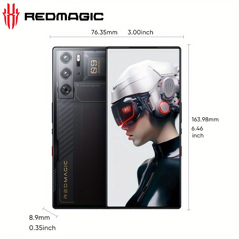 Global Version RedMagic 9 Pro 5G Smartphone Gaming Phone Snapdragon 8 Gen 3 6500mAh Battery 80W Fast Charging Esports Phone With US Charger