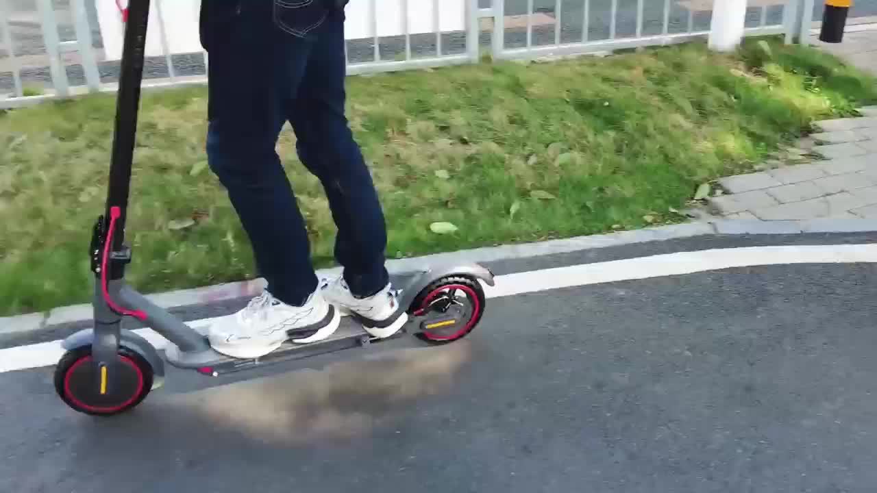 Portable Folding Commuting Electric Scooter for Adults, 8.5" Tires, 19Mph Top Speed, 350W Motor, Max 21 Miles Long Range, Folding E-Scooter with Dual Braking System, Scooter for Women, Fast Electric Scooter, Moped Scooter, Sc