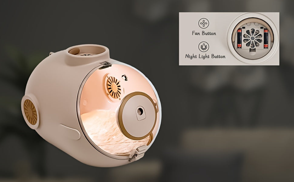 1 PCS 24L Breathable Submarine Cat Backpack Carrier - Ventilated Space Capsule for Small Medium Cats, Dogs, Puppies, Perfect for Traveling, Camping, Outdoors, Walking