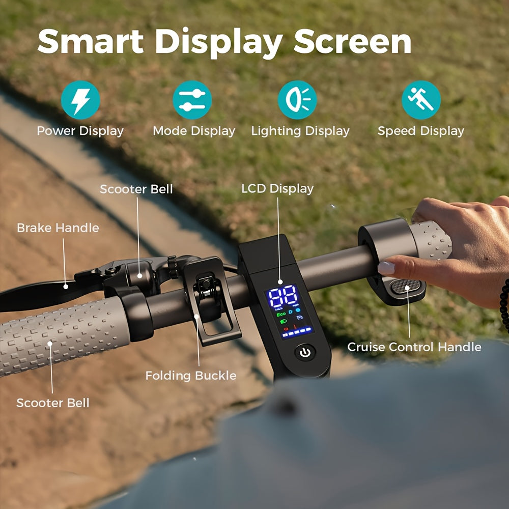 Yoloway YS1 Commuter Electric Scooter, 15MPH Max Speed, Front Suspension with 22KM Long-Range Battery 36V/7.5Ah, Lighting & Power Indicator Display, Foldable Mobility Scooter, Scooter For Men, Scooter With Seat, Scooter For W
