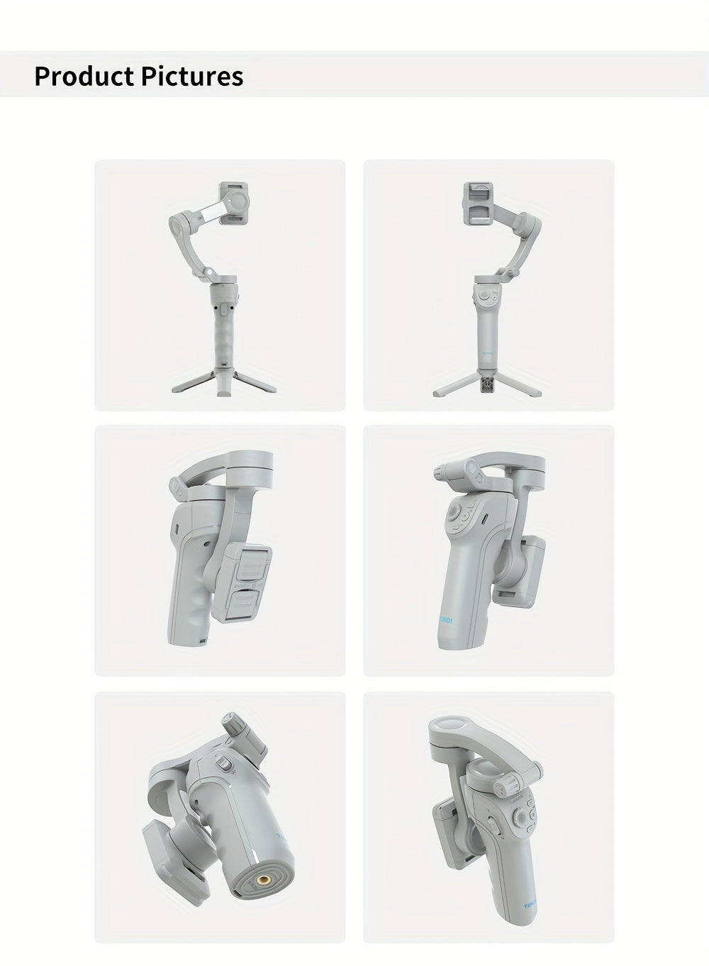 3-Axis Smartphone Gimbal with ActiveTrack, Auto Tracking, Portable & Foldable for Video Recording and Vlogging