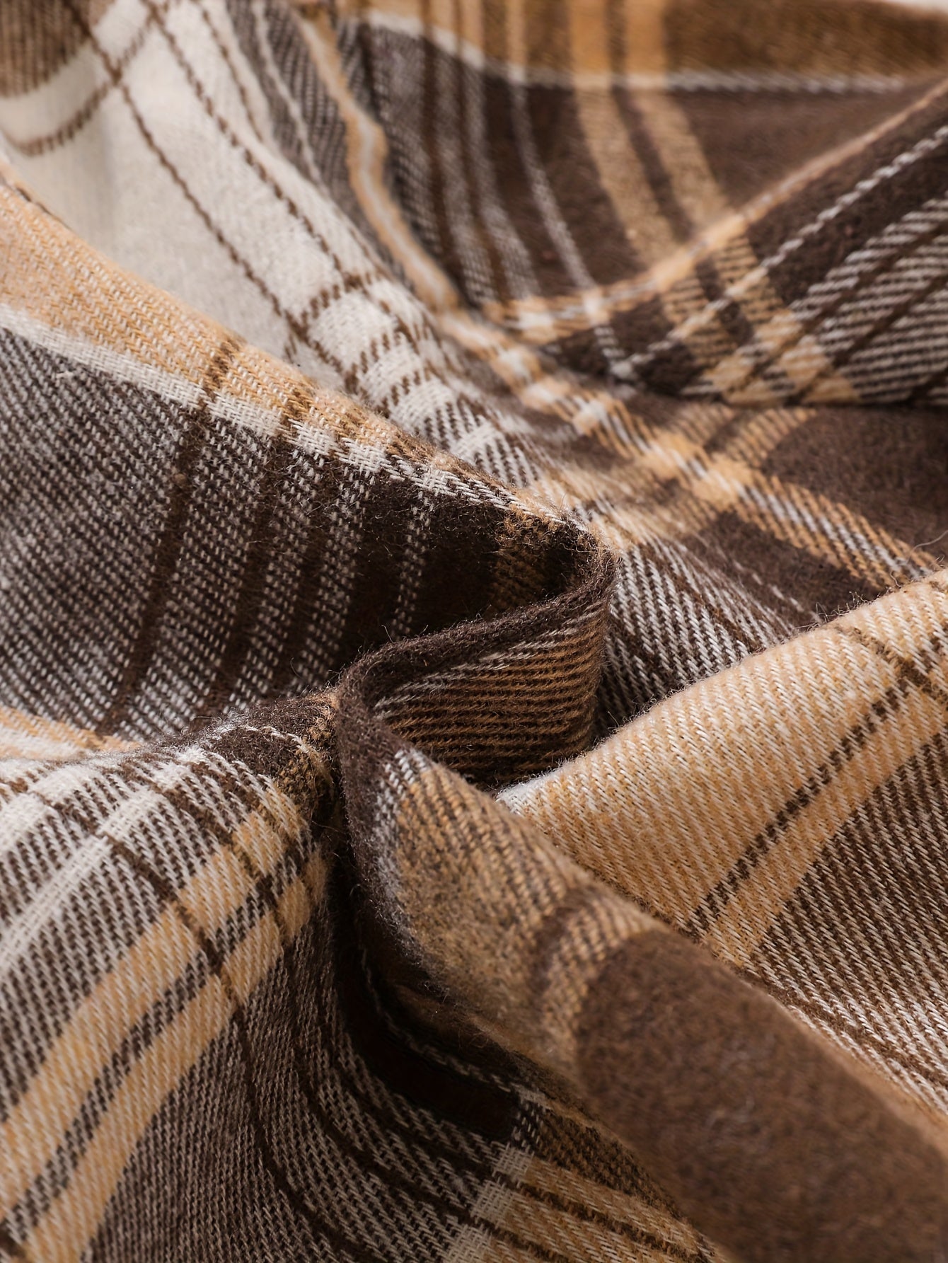 Boy's Casual Plaid Button-Up Shirt & Ripped Imitation Denim Pants Set - Cozy Polyester, Non-Transparent, Perfect for Fall/Winter, Perfect for Outdoor