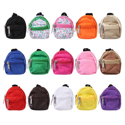 for LABUBU 11.81inch Doll 1/6 BJD Doll Mini Bag Backpack Mini Doll Bag Doll House Decoration Toy Accessories for Gifts Halloween, Christmas Gift