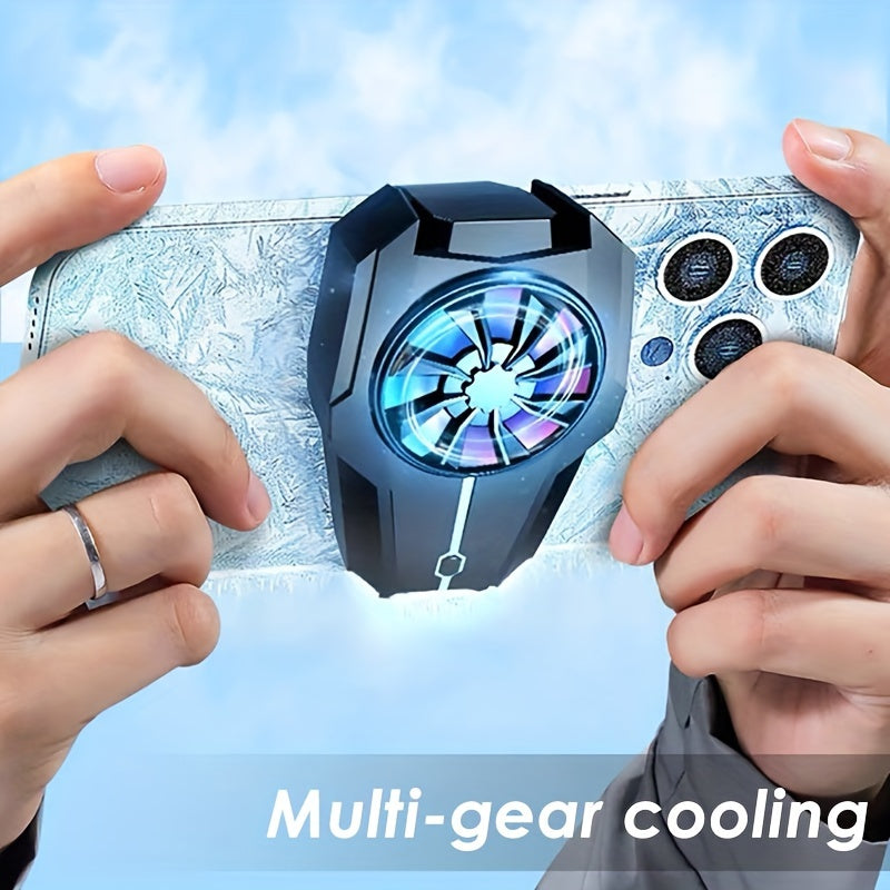 Supreme Gaming Radiator - Dual Cooling System for Ultimate Performance - Fits All iPhones & Androids, RGB Lights, USB Charging - Universal Smartphone Compatibility