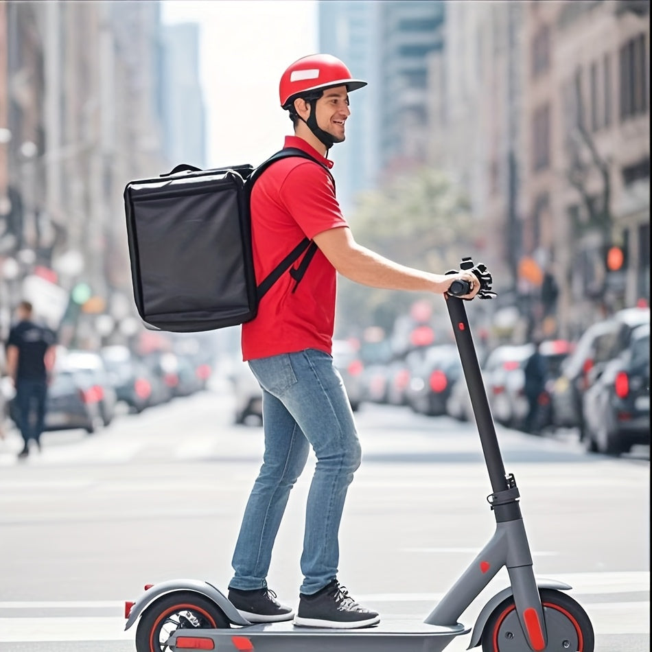 LADPED Electric Scooter | 350W 36V 5.2AH-10.5AH, 8.5" Solid Tires, 19 Mile Range, 3 Modes, High Speed, Foldable, Height Adjustable, Aluminum Alloy, Red and, Ideal for City Streets, Parks, Campus Pathways, Long