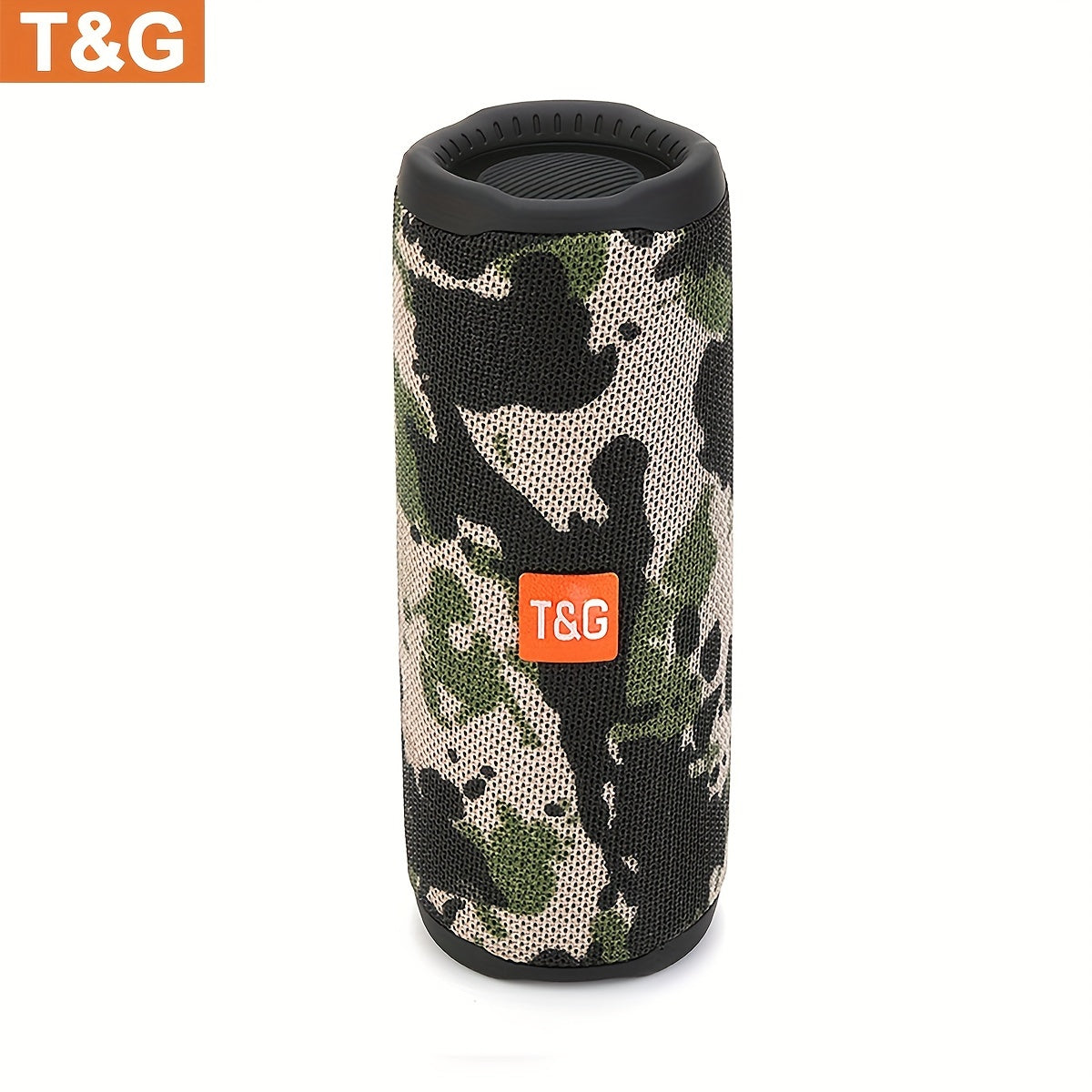 [Wireless Speaker] T&G 365 Wireless Speaker - Portable Wireless Speaker with LED Light, Built-in Microphone, Surround Sound - Supports Audio Cable, Micro SD/TF Card, PC, Smartphone or Tablet, USB Port, Tabletop Mounting, Butt