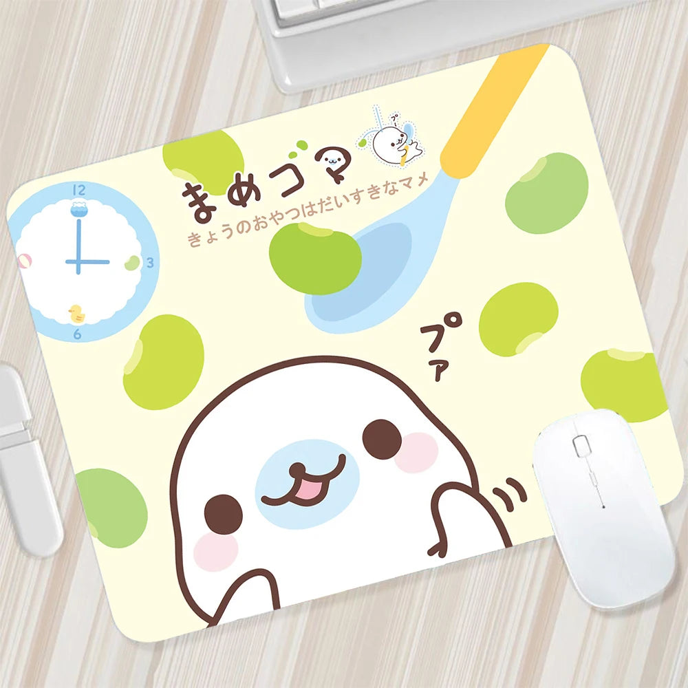 Japanese Cute Mamegoma Small Mouse Pad Gaming Mousepad PC Gamer Mouse Mat XXL Computer Pad Keyboard Mat Desk Pad Laptop Mausepad