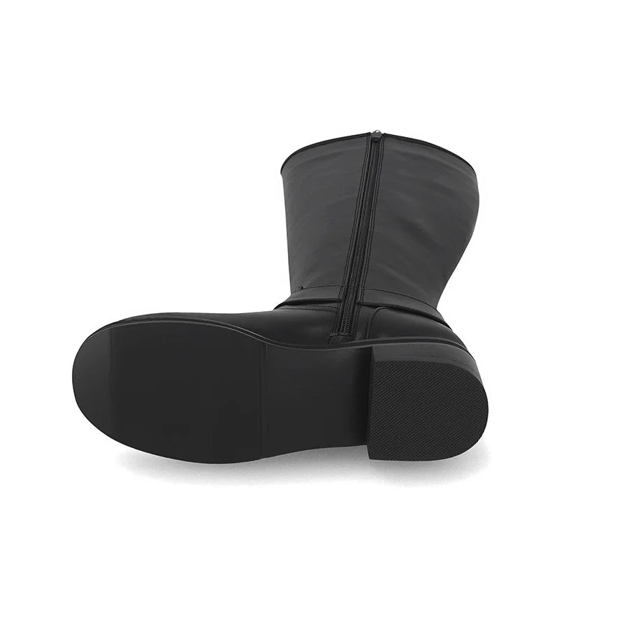 Women's 4cm Knee-High Biker Boots LCWL63I44V