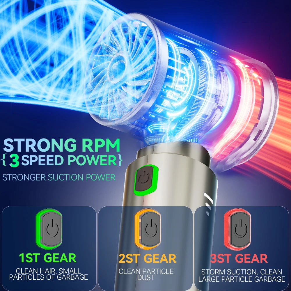 SZUK C012MAX Car Vacuum Cleaner Wireless Mini Handheld Strong Suction Cleaning Machine Portable Vacuum Cleaner for Car Home