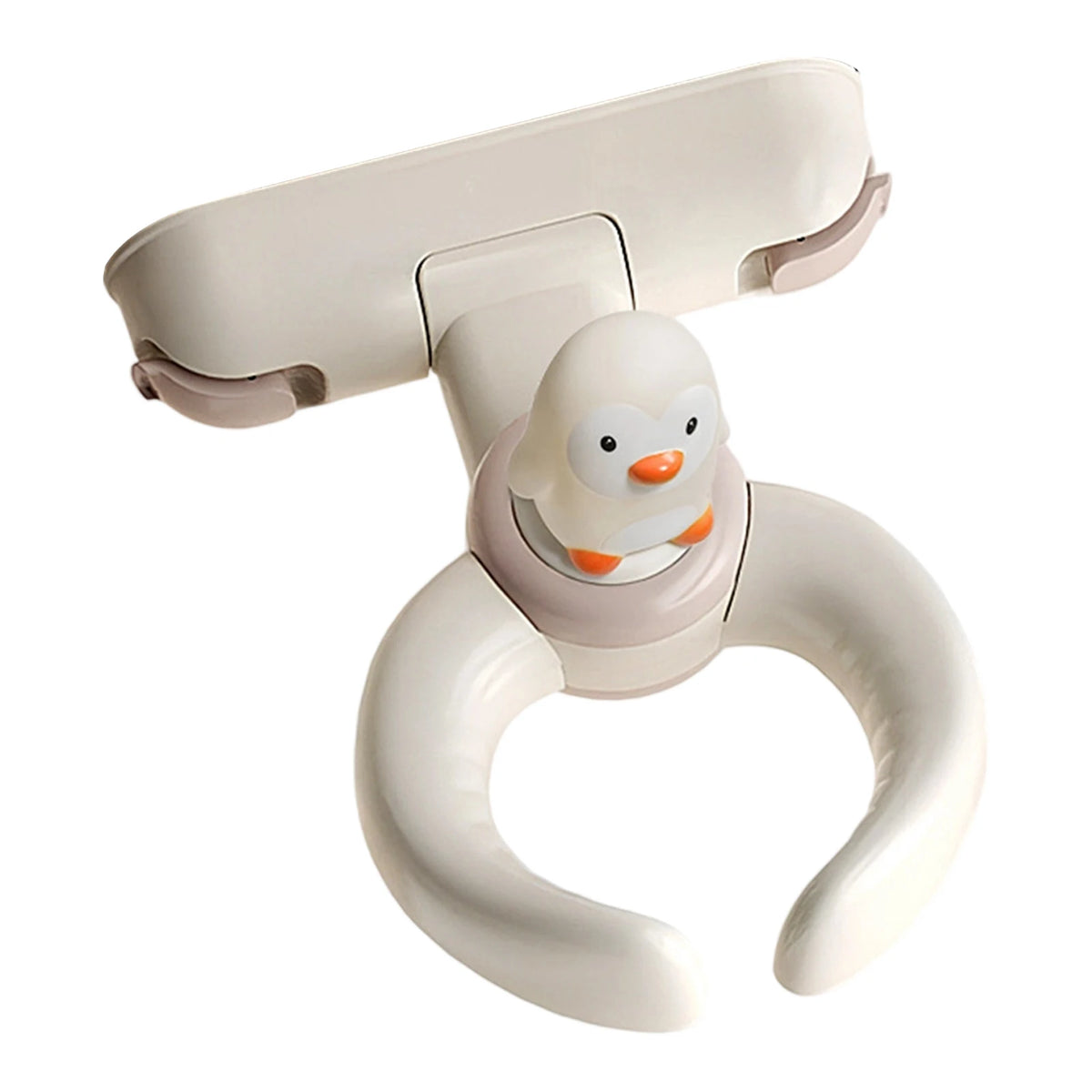 1Pc Portable Foldable Baby Shower Stand Rack Secure Grip Adjustable for BathRoom Toddler Safe Standing Support Bath Time Helper