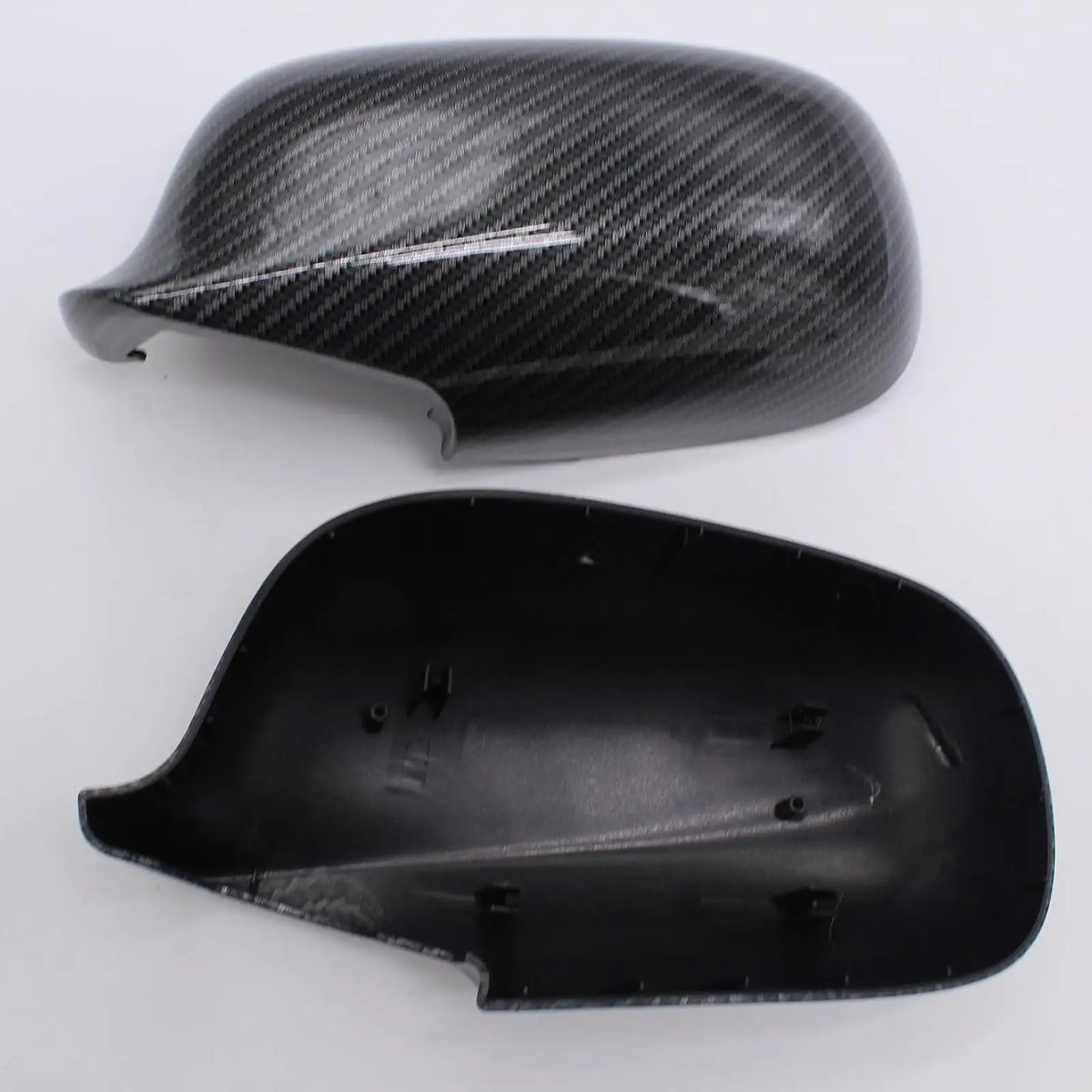 2Pcs Car Side Mirror Cover Caps 12797722 12797723 Automotive Repair Parts Easy to Install Door Mirror Housings for Saab 9-3