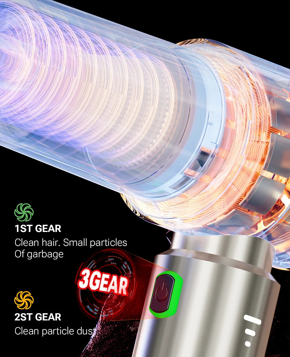 SZUK C012MAX 985000PA Mini Car Vacuum Cleaner Wireless Vacuum Cleaner Powerful Suction Handheld Portable Vacuum Cleaner for car