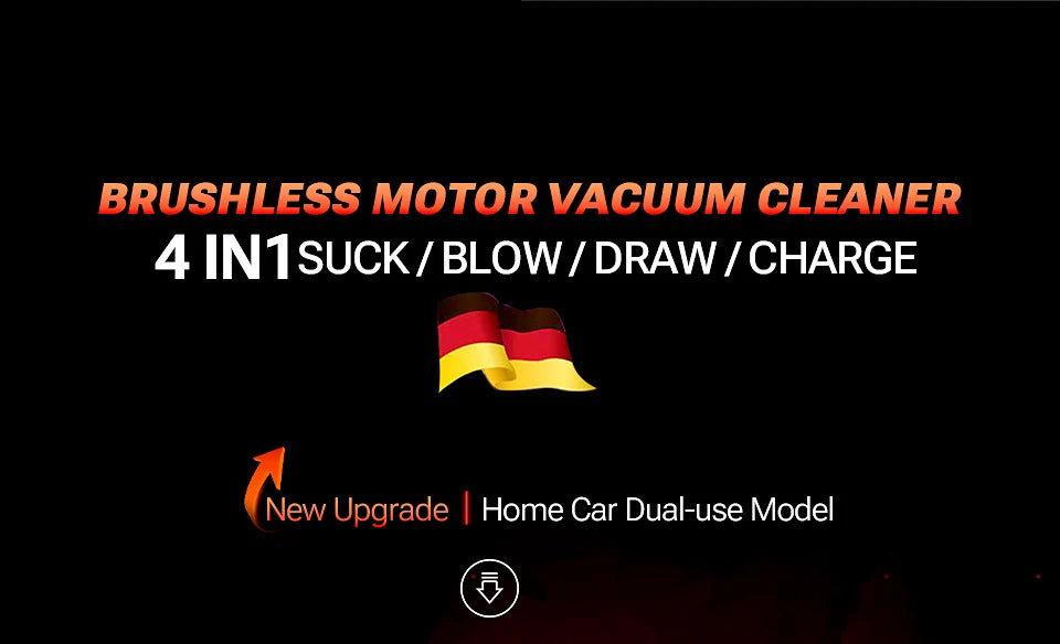 SZUK C012MAX 985000PA Mini Car Vacuum Cleaner Wireless Vacuum Cleaner Powerful Suction Handheld Portable Vacuum Cleaner for car