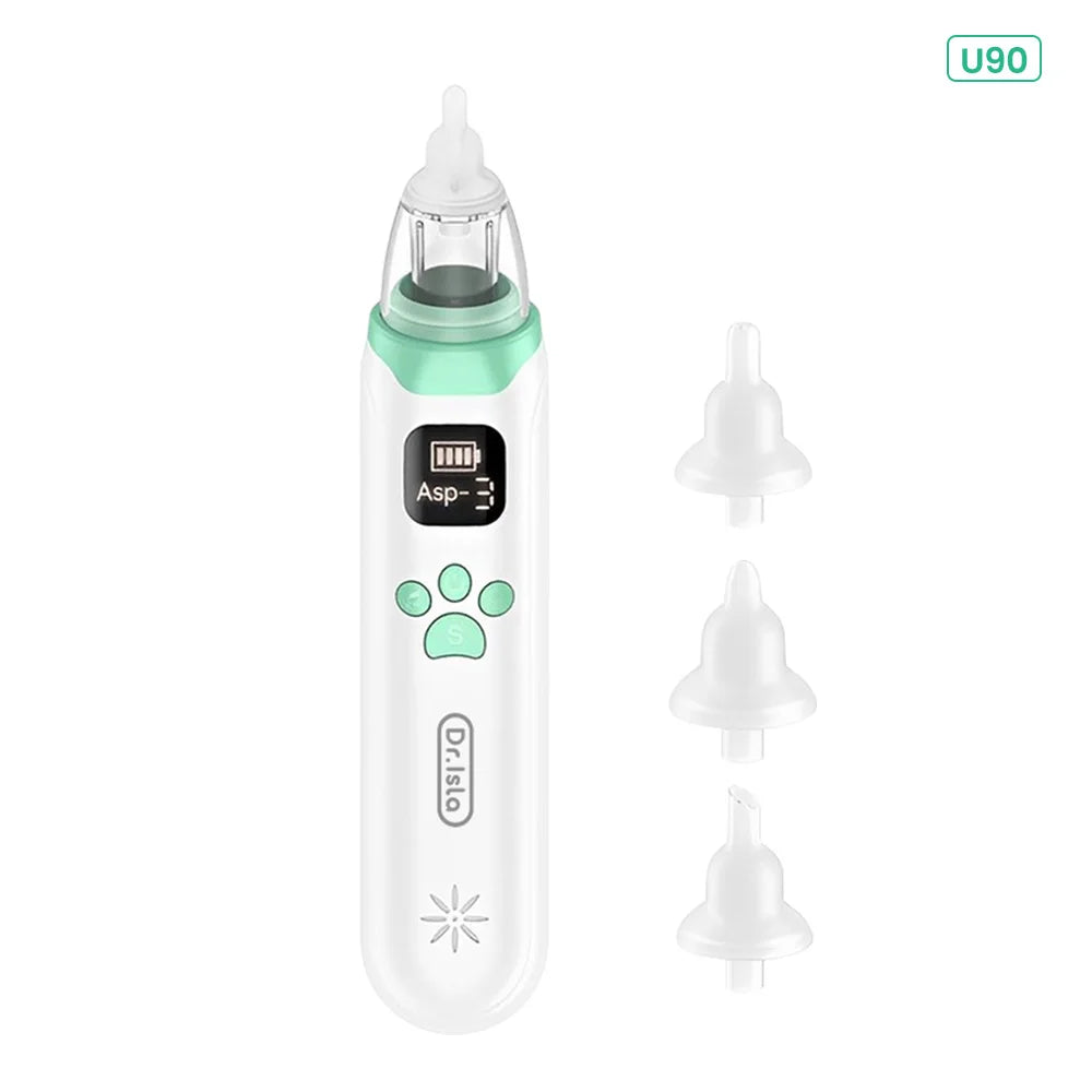 MAMIJOY Electric Nasal Absorber Baby Nose Cleaner Silent Baby Obstruction Rhinitis Cleaner Nasal Aspirator For Newborn U94