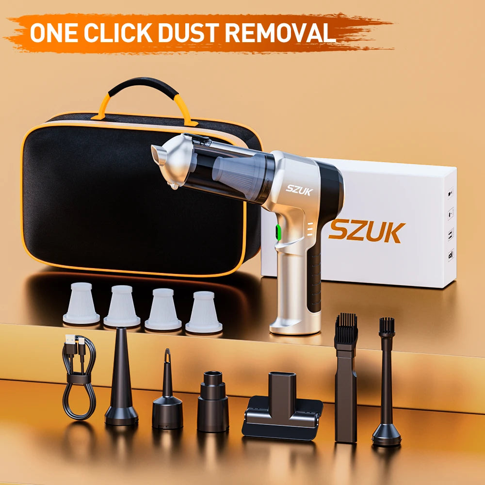 Car Vacuum Cleaner High Power Portable Handheld Wireless Brushless Motor Cleaning Machine Powerful Air Duster for Home Appliance