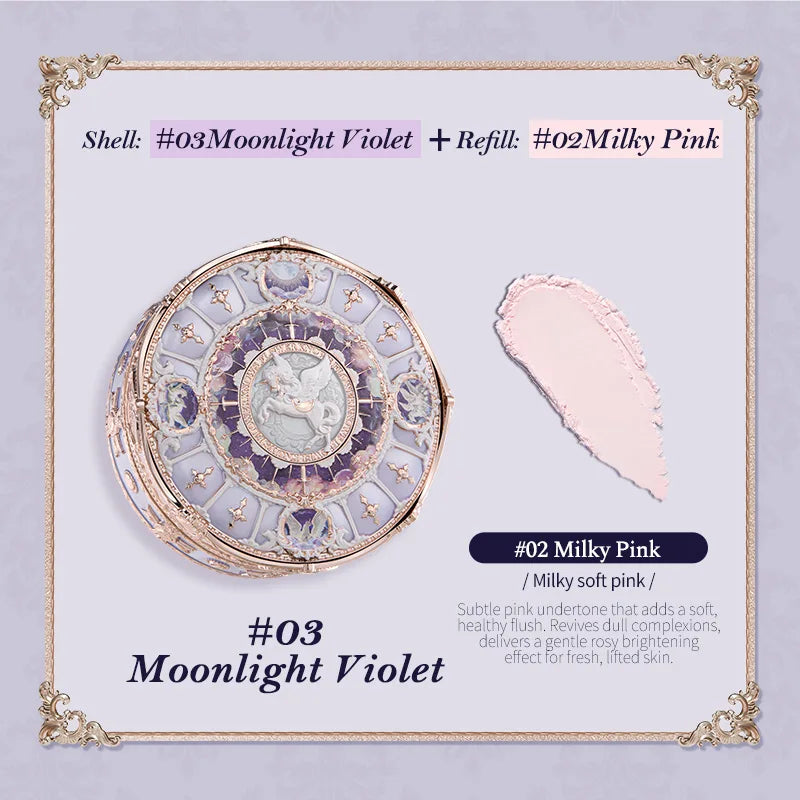 [NEW]Flower Knows Knight Unicorn Collection Cloud Loose Setting Powder