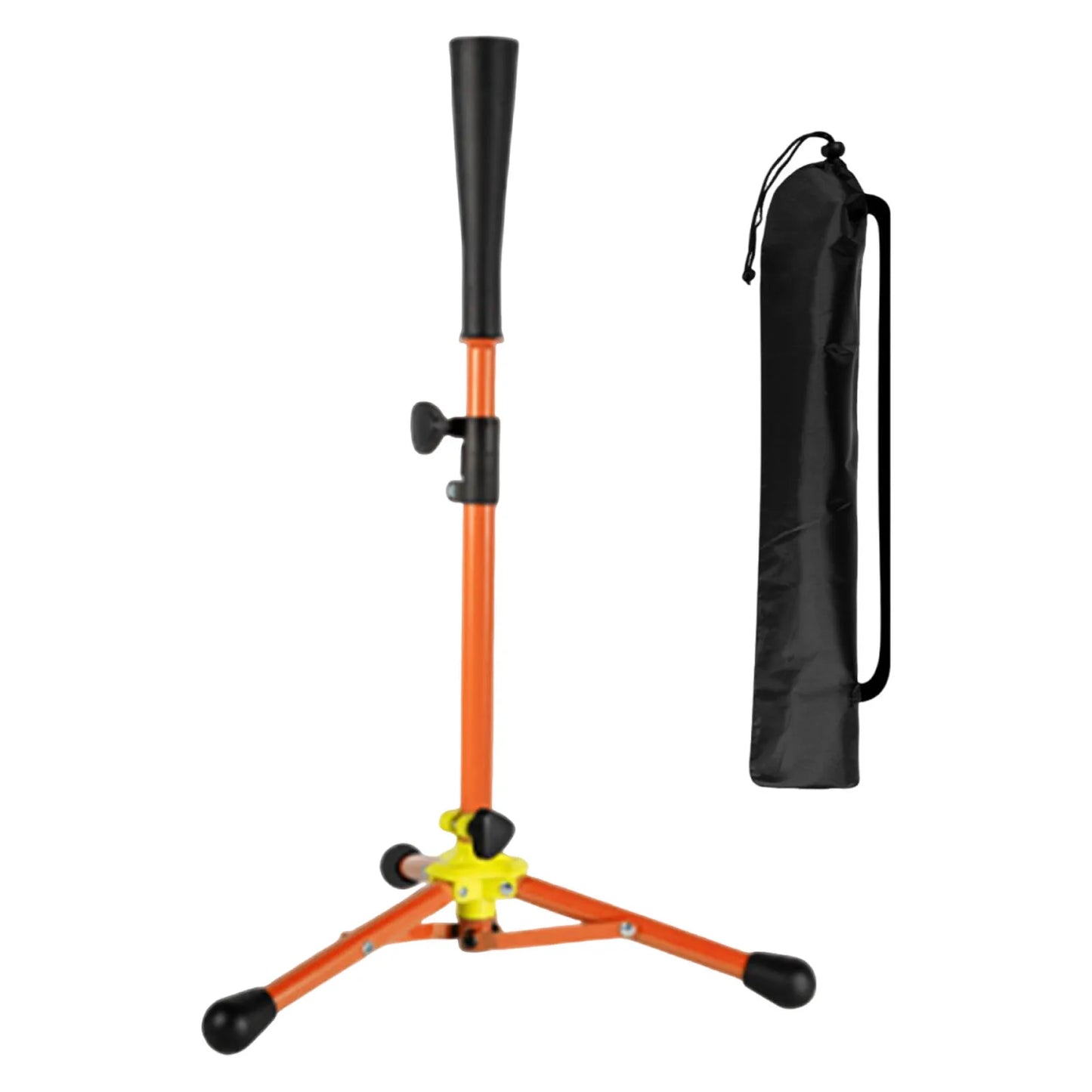 Foldable Baseball Batting Tee Tripod Adjustable Tripod Stand Tee for Hitting Training Practice Portable for Adult Kids Beginner