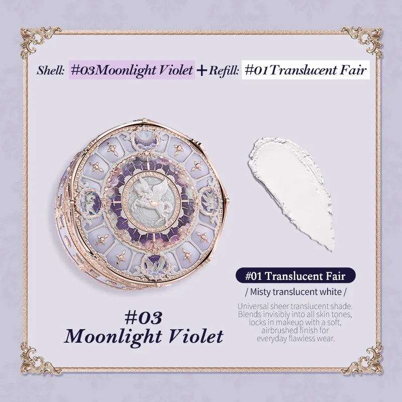 [NEW]Flower Knows Knight Unicorn Collection Cloud Loose Setting Powder