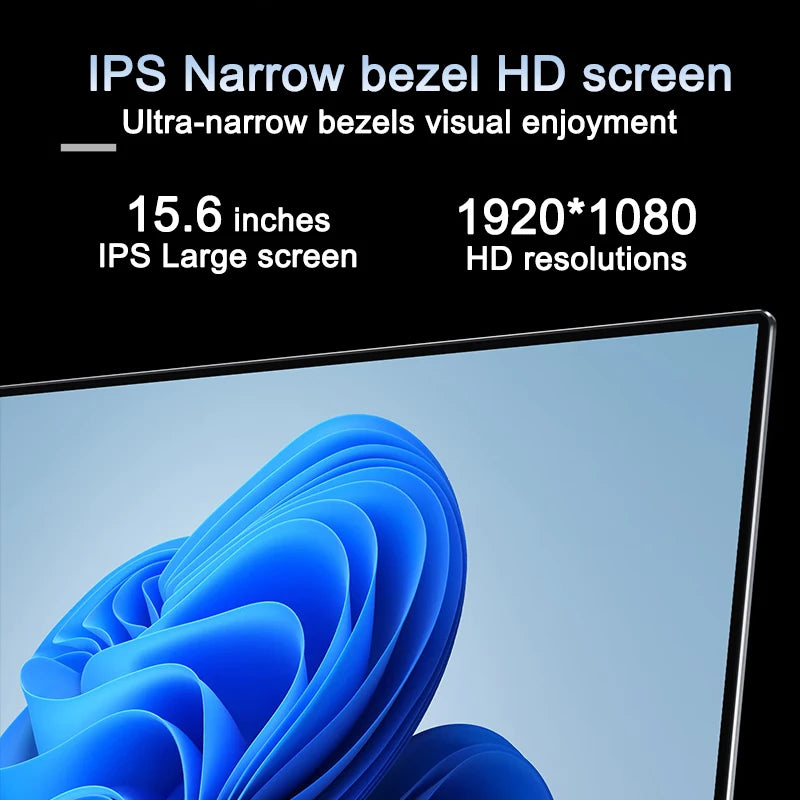 New 15.6" Laptop Intel Core i9-9880H 32GB 2TB Gaming PC Ultra Slim Office Study Computer PC Windows 11 Pro 1920*1080 HD