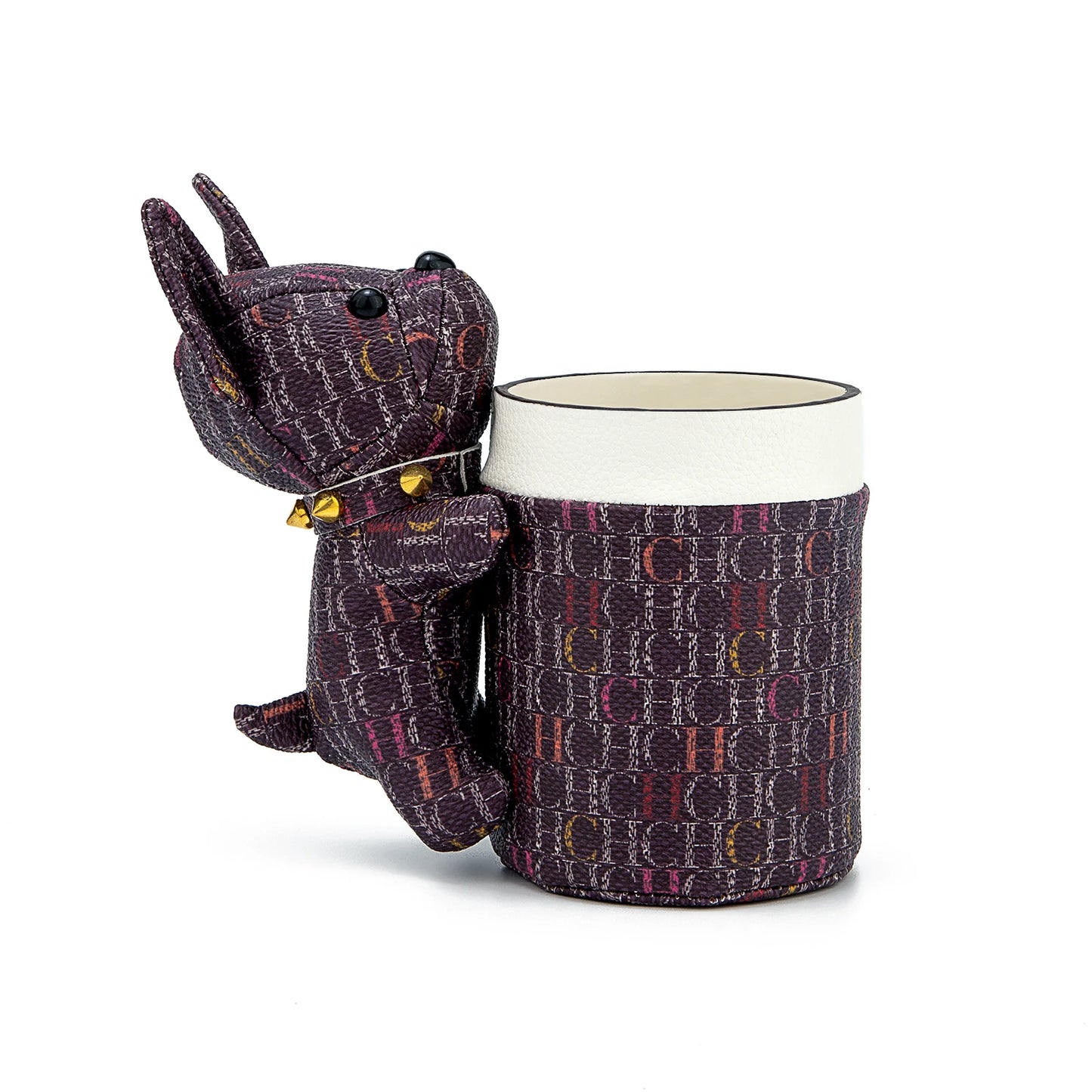 Cute Dog Shaped Pen Holder Creative Animal Desk Organizer Fashion Pattern Stationery Storage Box for Office