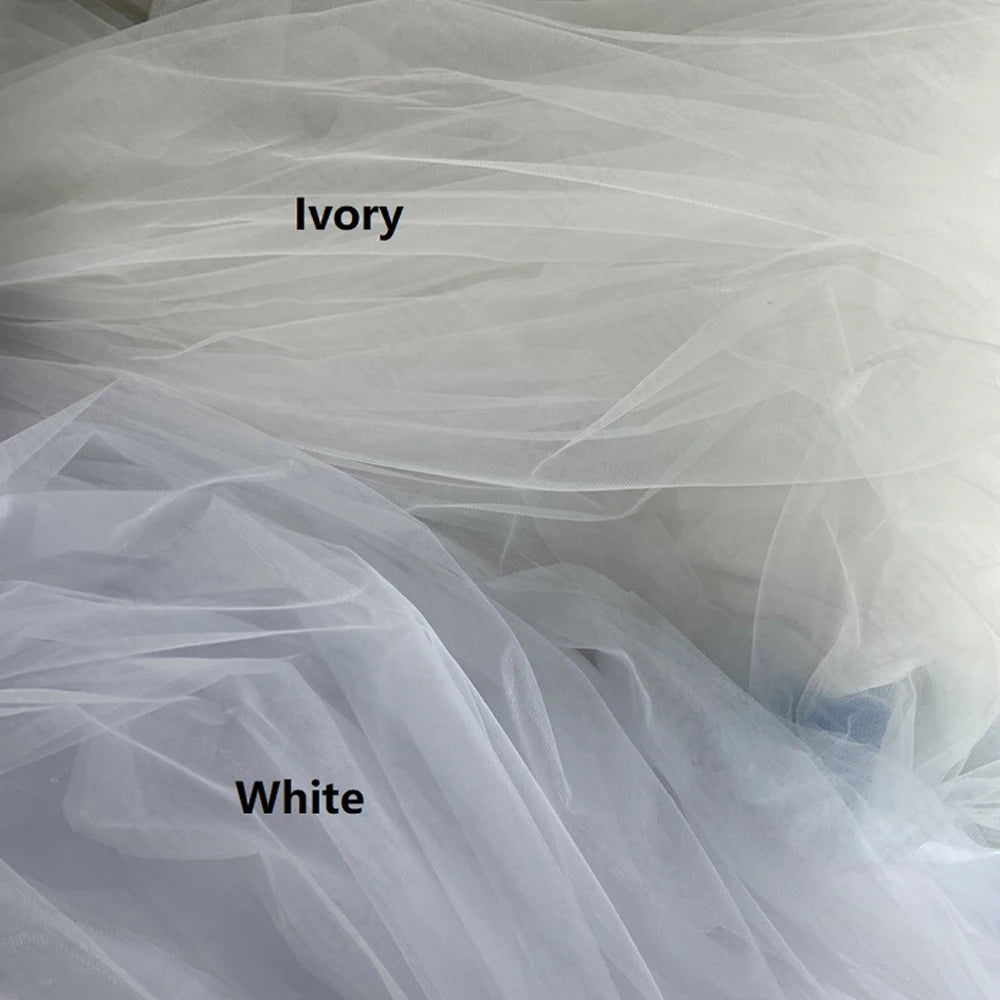 EVON BRIDAL Civil Large Size Wedding Dresses For 2024 Bride Double V-Neck Applique Tulle A-Line Short Sleeves Bridal Gowns