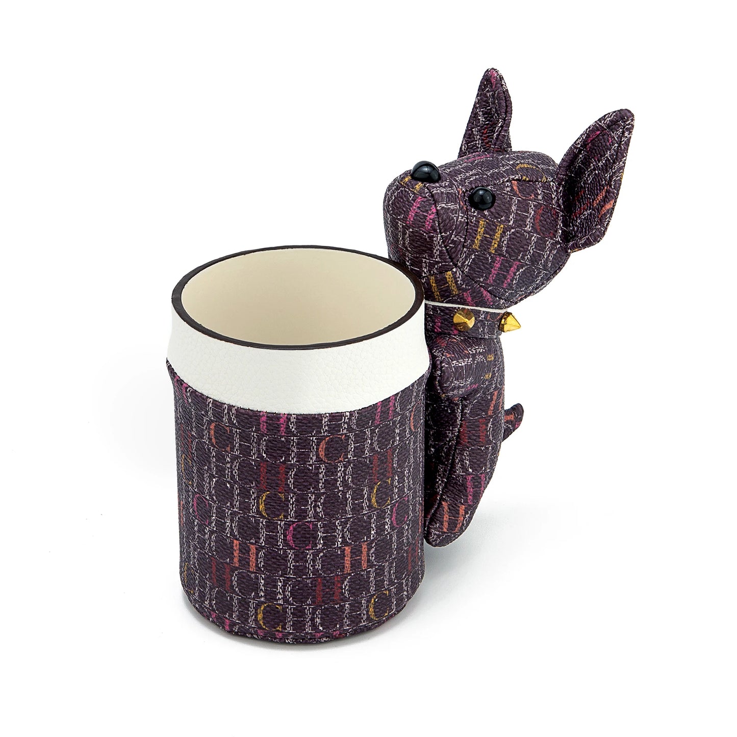 Cute Dog Shaped Pen Holder Creative Animal Desk Organizer Fashion Pattern Stationery Storage Box for Office