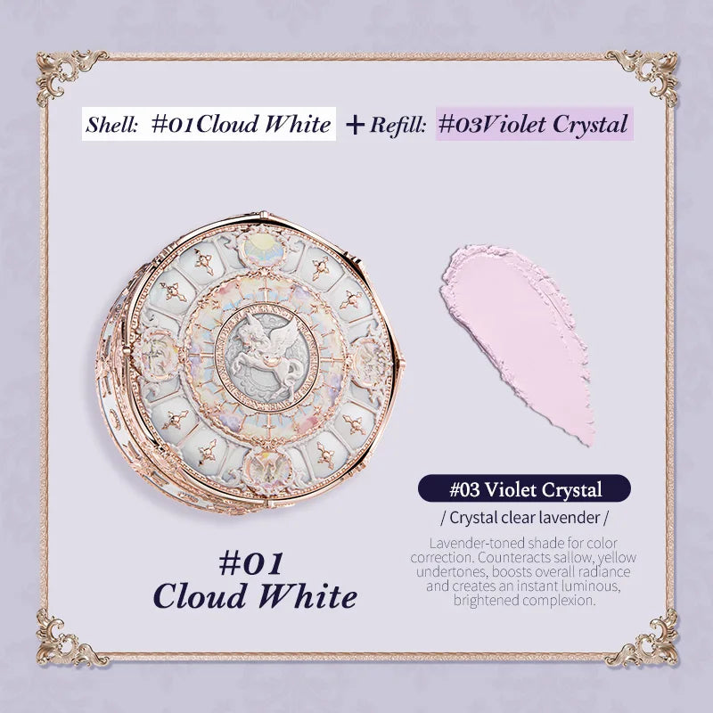 [NEW]Flower Knows Knight Unicorn Collection Cloud Loose Setting Powder