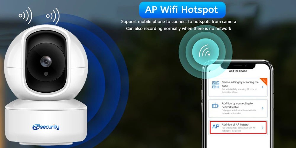 5MP 2.4/5G Wifi Camera with LAN Indoor Human Detect &amp; Tracks Baby Camera Smart Home Security 2-way Audio Night Vision PTZ Camera