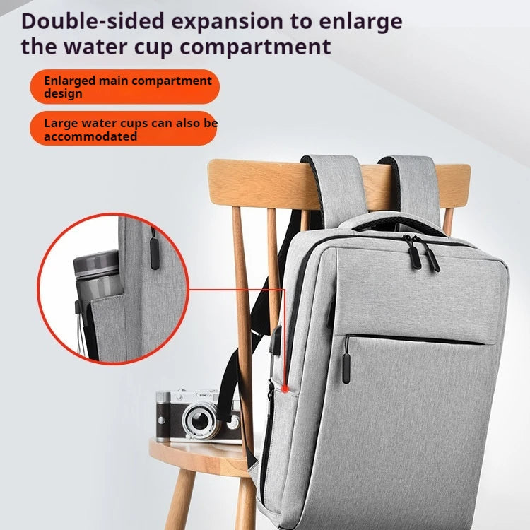 New Versatile Business Bag USB Rechargeable Charging Computer School Bag Waterproof Bag for Men Travel Male Laptop Backpack