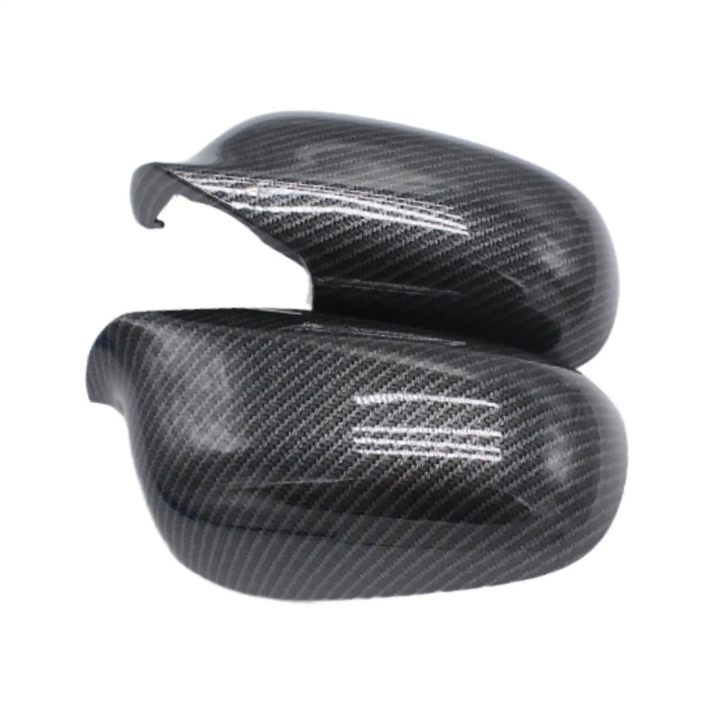 2Pcs Car Side Mirror Cover Caps 12797722 12797723 Automotive Repair Parts Easy to Install Door Mirror Housings for Saab 9-3