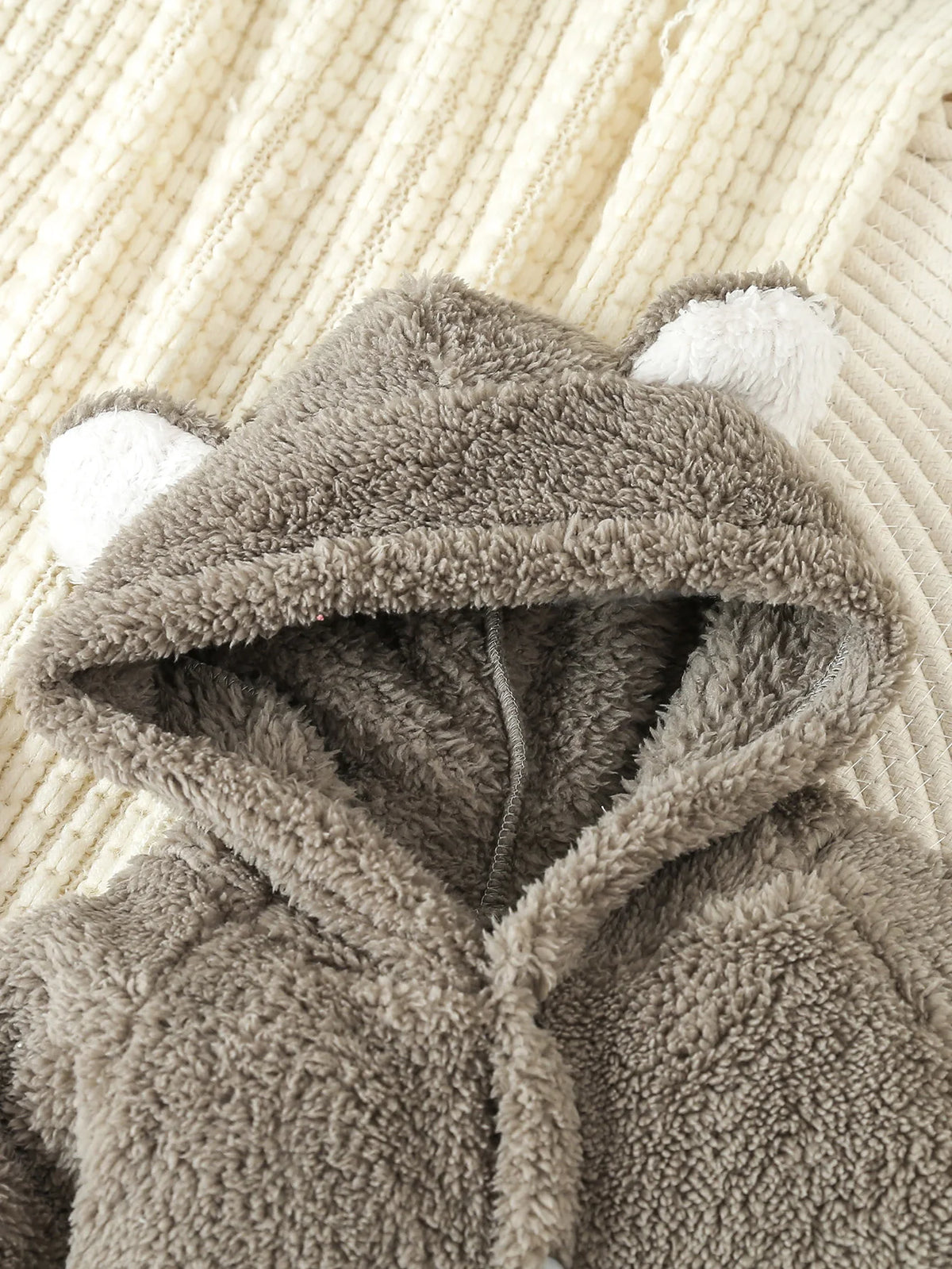 Newborn Baby Rompers Spring Autumn Warm Fleece Baby Boys Costume Baby Girls Clothing Animal Baby Pajamas Hooded Jumpsuits 0-1Y