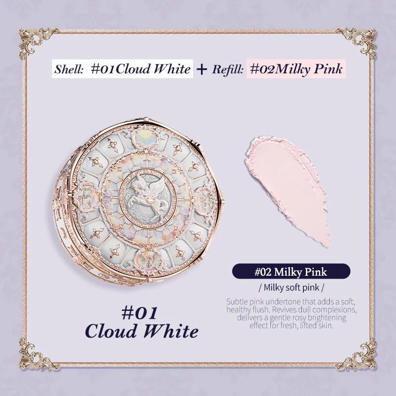 [NEW]Flower Knows Knight Unicorn Collection Cloud Loose Setting Powder