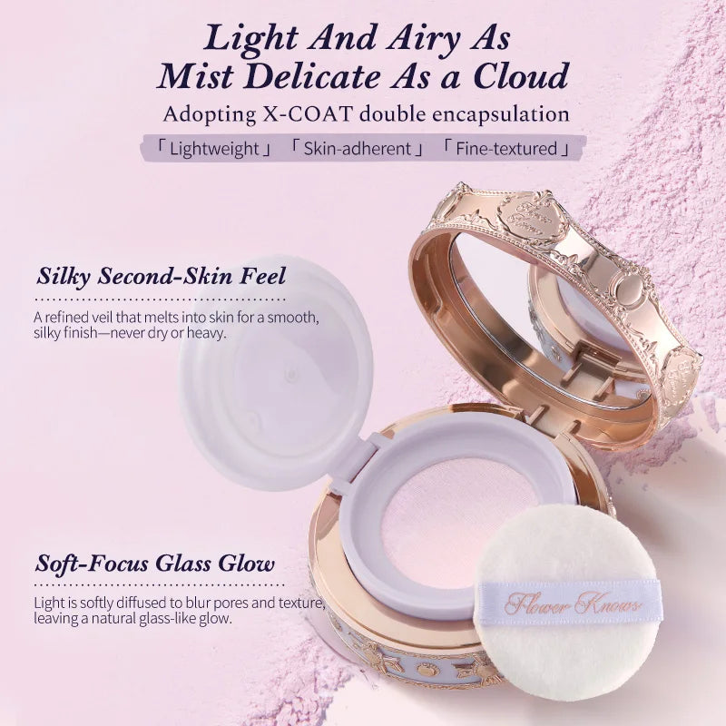 [NEW]Flower Knows Knight Unicorn Collection Cloud Loose Setting Powder