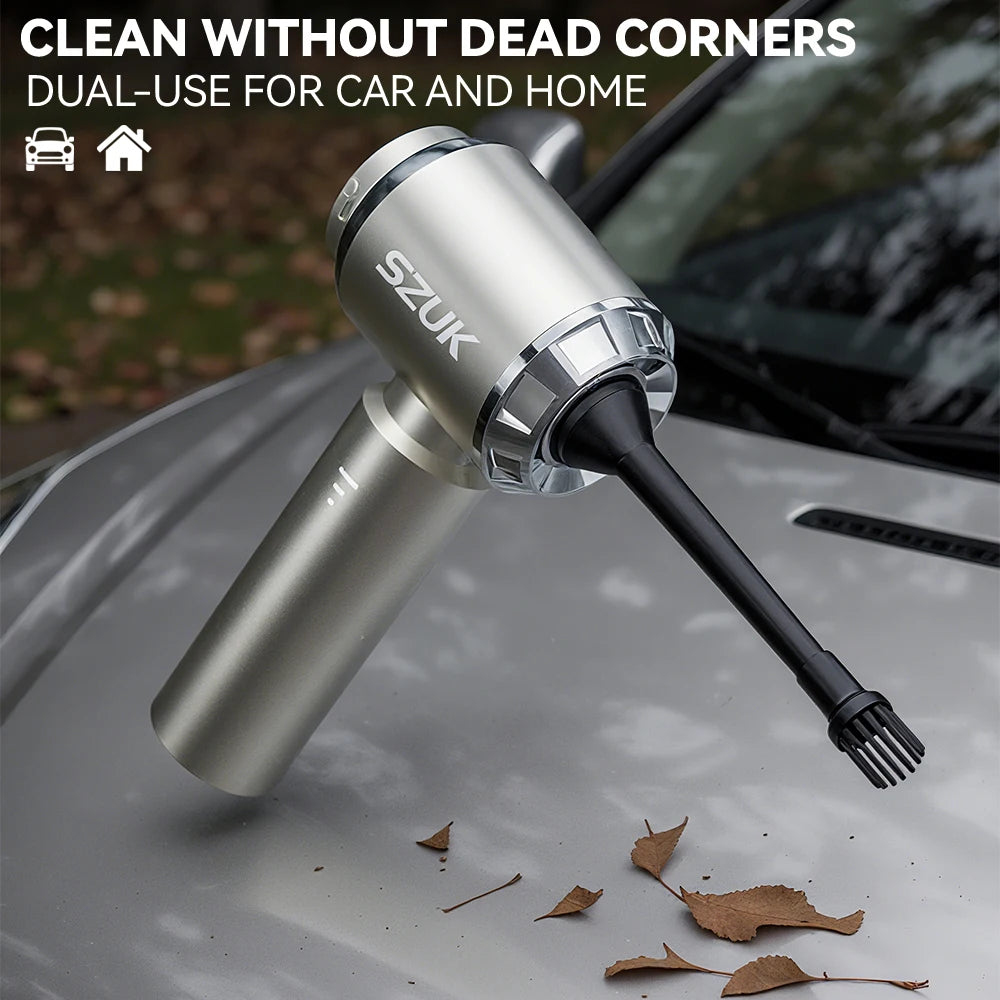 SZUK C012MAX Car Vacuum Cleaner Wireless Mini Handheld Strong Suction Cleaning Machine Portable Vacuum Cleaner for Car Home