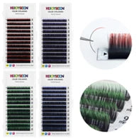 GAHAMACA W Shape Eyelash Extensions L/LU 3D Premade Volume Fan Lashes W Style Lashes Comfortable Faux Mink Natural Eyelash