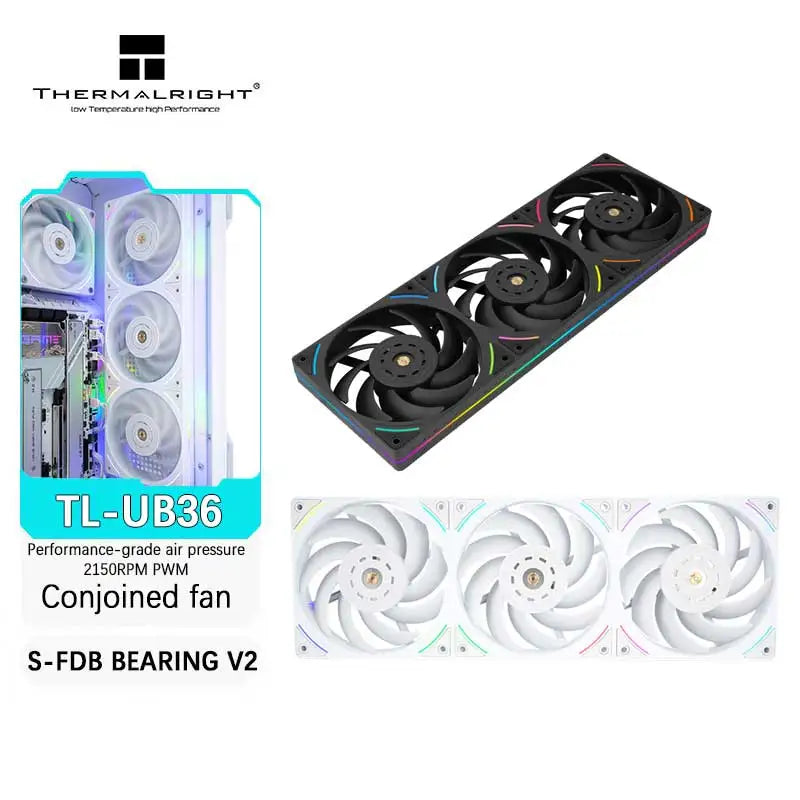 Thermalright TL-UB36 360mm Radiator Fan ARGB Computer Cooling 12CM One-Piece Performance grade air pressure Case Fans 2150RPM