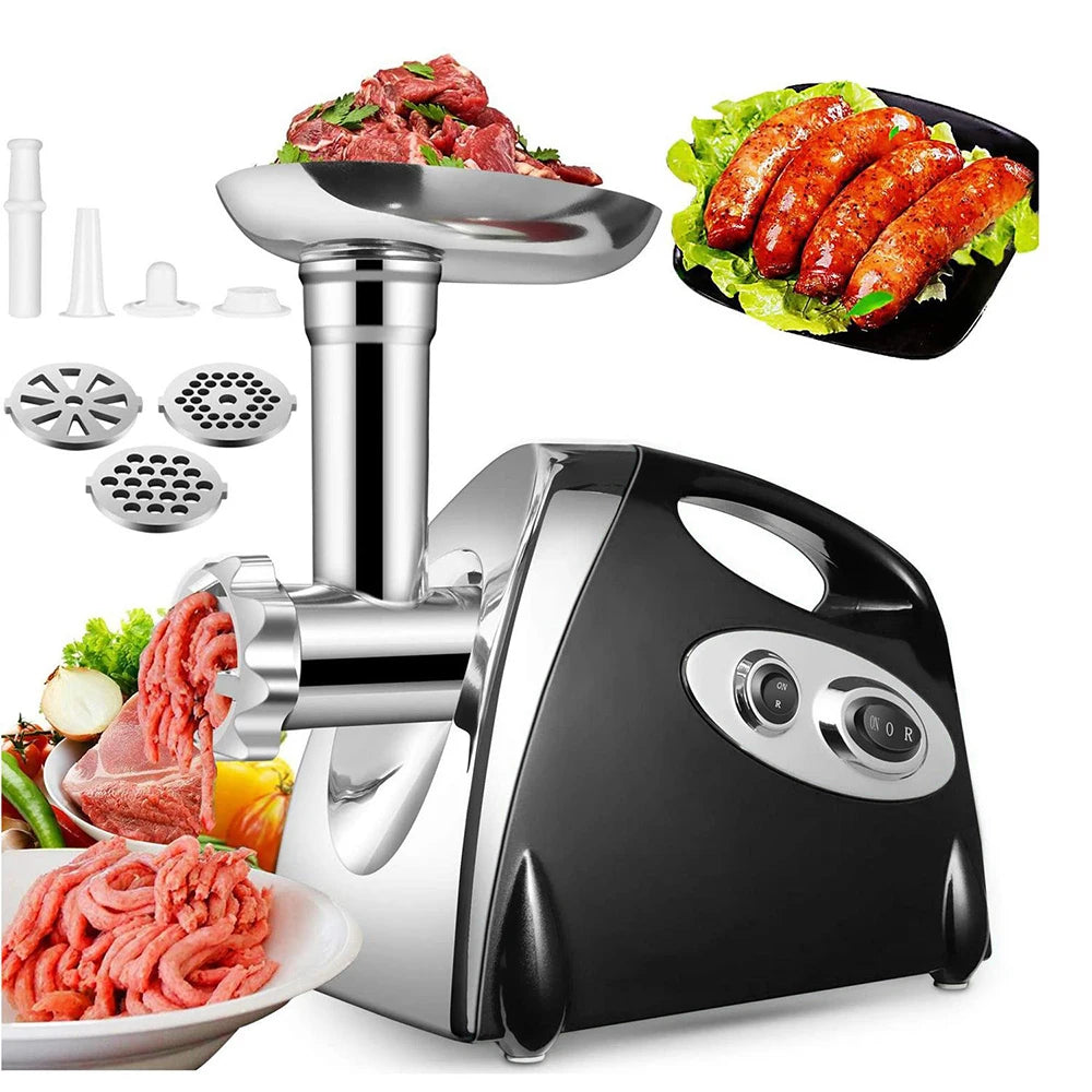 2800W Electric Meat Grinders Food Crusher Stainless Steel Multifunctional Vegetable Slicer Processor Chopper Kitchen Appliances