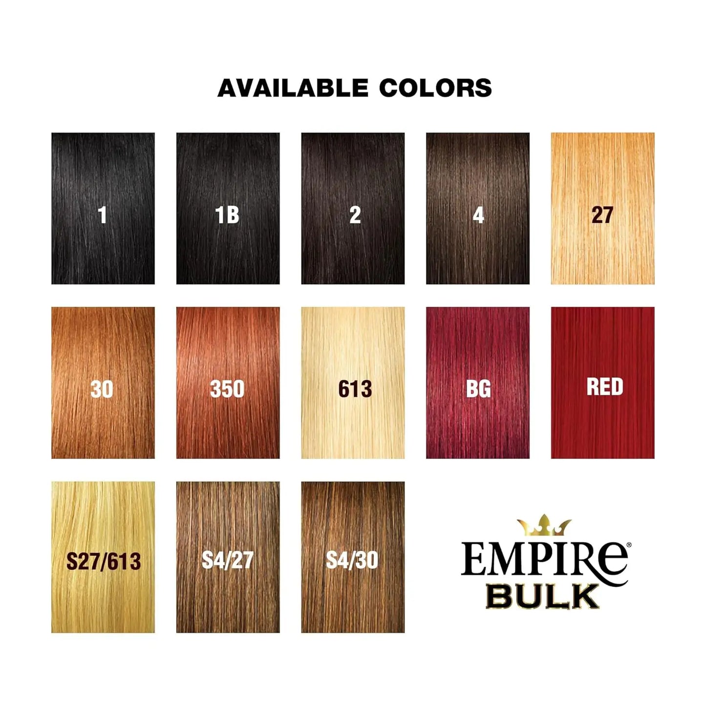 Sensationnel Empire Human Hair Braids Water Wave Bulk 18" - 100% Human Hair, Deep Wave Texture