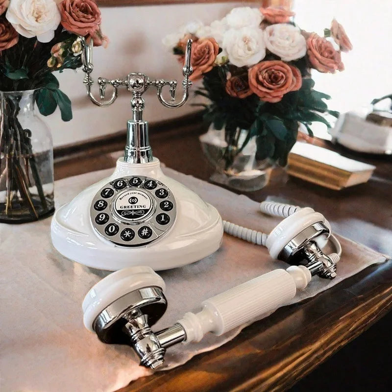 Voice Guestbook phone Wedding Telephone Classic Retro Craftsmanship Recording Guestbook For Confessional Wedding Birthday Party