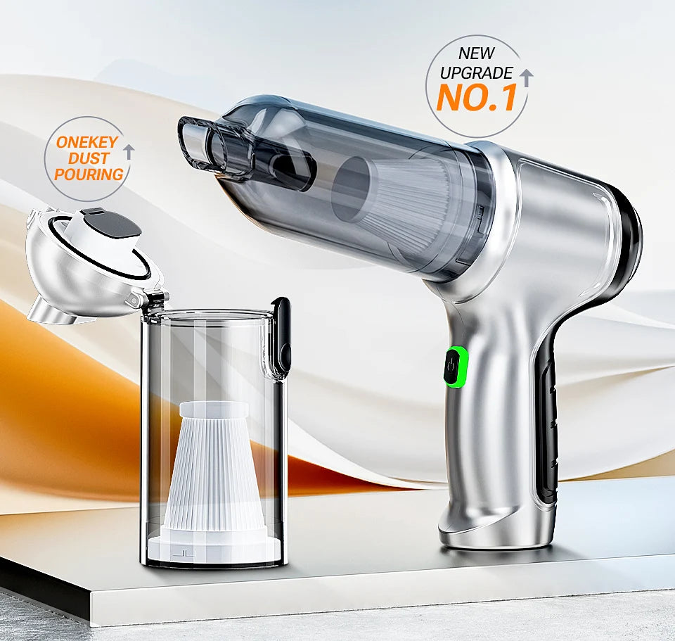 SZUK Car Vacuum Cleaner 638000PA Powerful Wireless Car Cleaner Cleaning Machine Cordless Mini HandHeld Portable Vacuum Cleaner