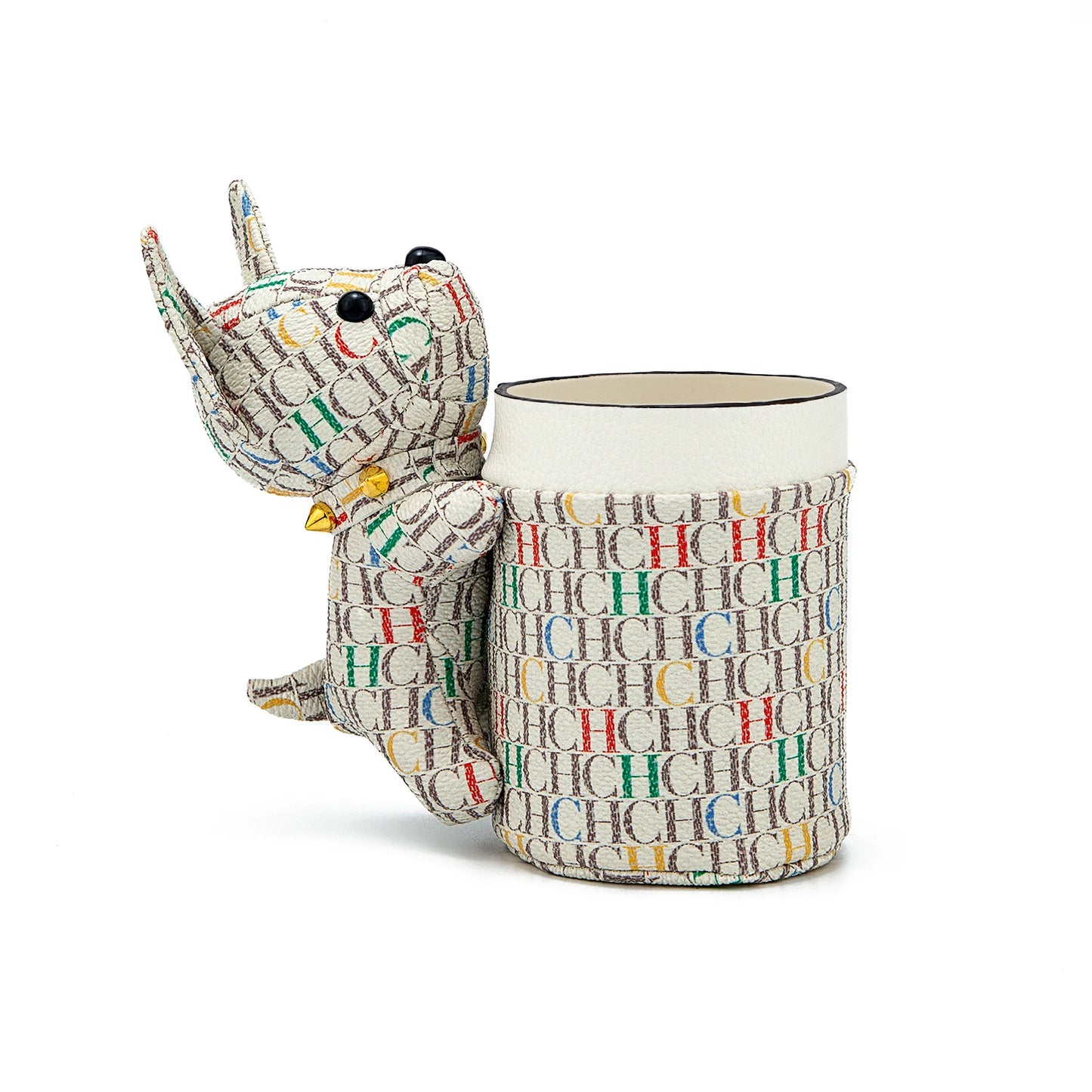 Cute Dog Shaped Pen Holder Creative Animal Desk Organizer Fashion Pattern Stationery Storage Box for Office