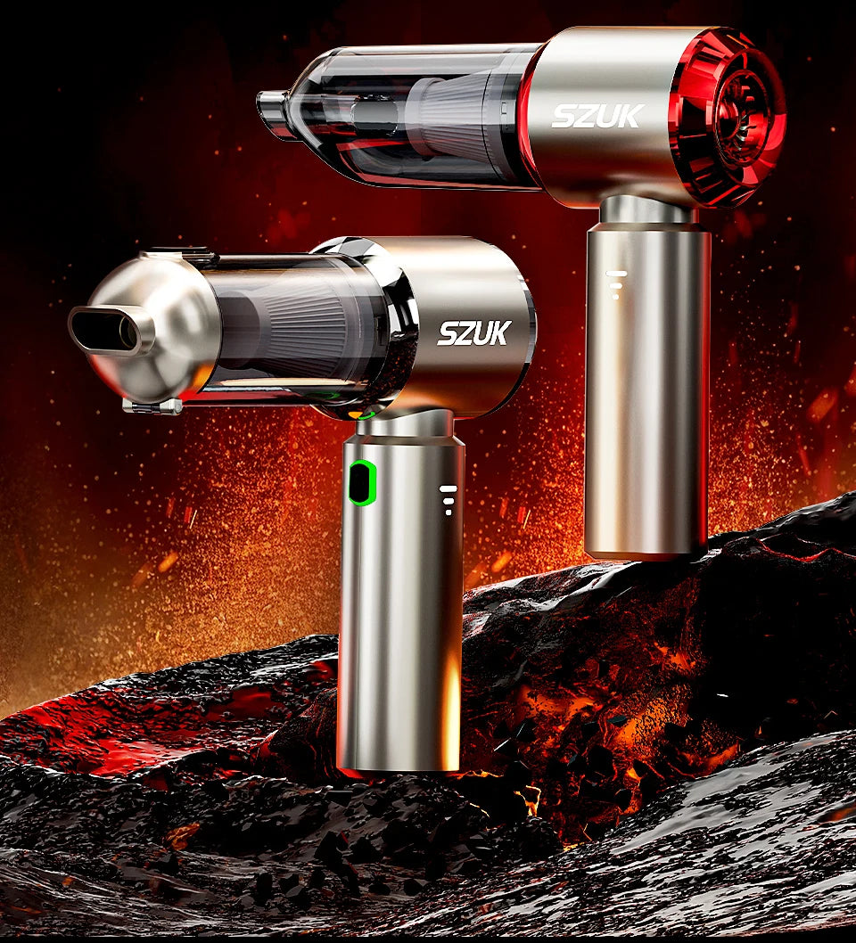 SZUK C012MAX 985000PA Mini Car Vacuum Cleaner Wireless Vacuum Cleaner Powerful Suction Handheld Portable Vacuum Cleaner for car