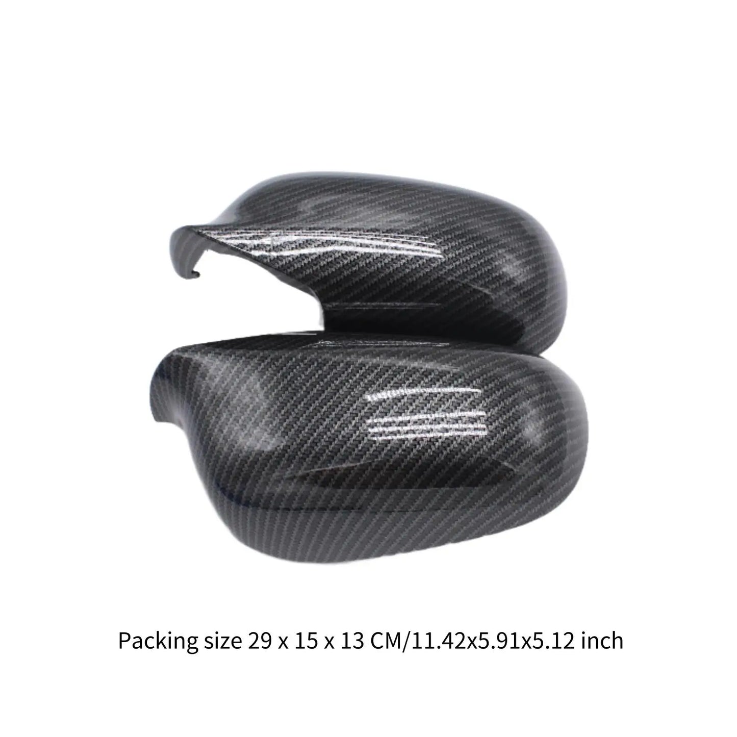 2Pcs Car Side Mirror Cover Caps 12797722 12797723 Automotive Repair Parts Easy to Install Door Mirror Housings for Saab 9-3