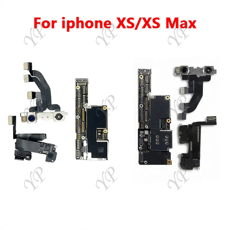 Fully Tested 100%Working Mainboard For iPhone X/XR/XS/XS Max With Face ID 64g/256g Cleaned iCloud And Unlocked Phone Motherboard