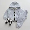 New Arrival Baby Boys Clothing Set Spring 3piece Children's Suit with Shirt + Vest+pants Infants Baby Clothes