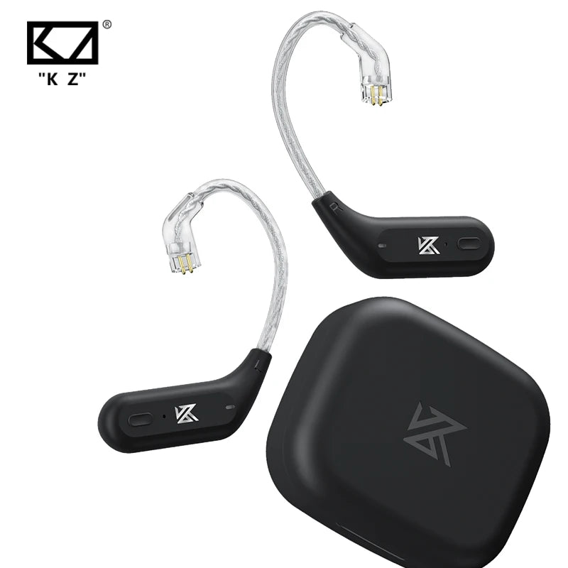 KZ AZ09 HD Bluetooth 5.2 Wireless Upgrade Cable Bluetooth Module HIFI Wireless Ear Hook Connector With Charging Case Z3 S2 Z1PRO