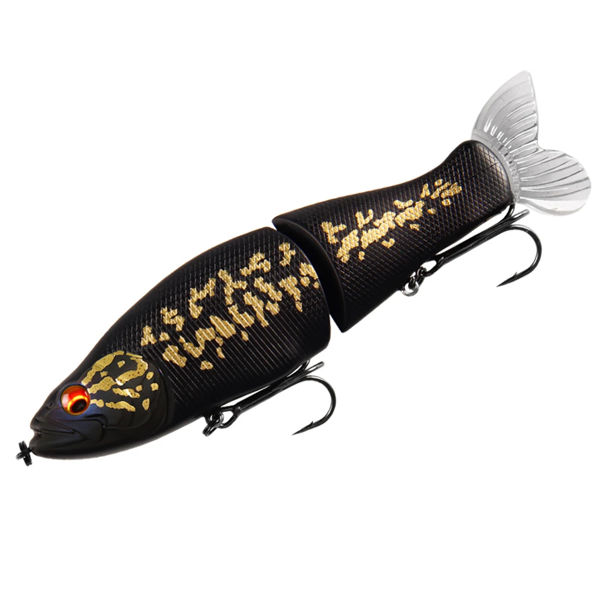 BEARKING Top Fishing Lures 135mm 1oz Jointed minnow Wobblers ABS Body with Soft Tail SwimBaits soft lure for pike and bass