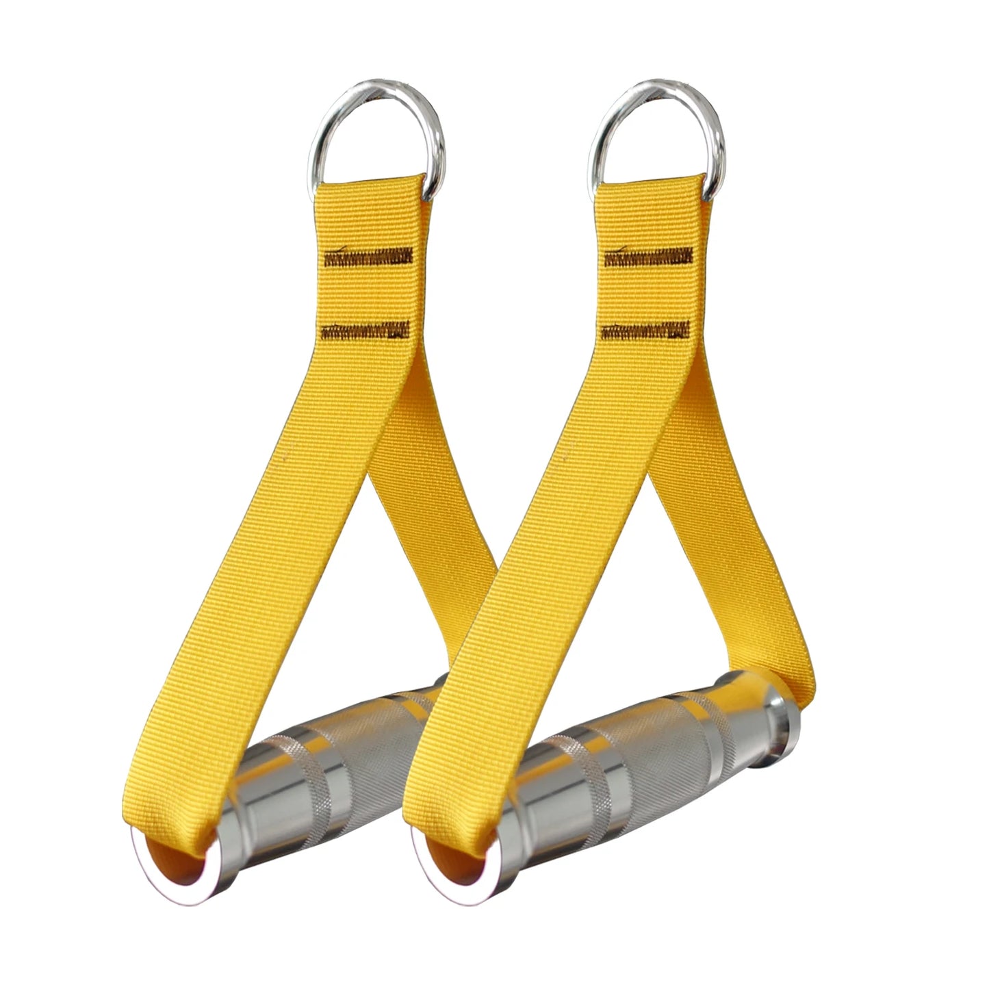 Exercise Gym Metal Handles Grip Heavy Duty Workout Cable Machine Attachment Resistance Band Pull Down Home Fitness Accessories