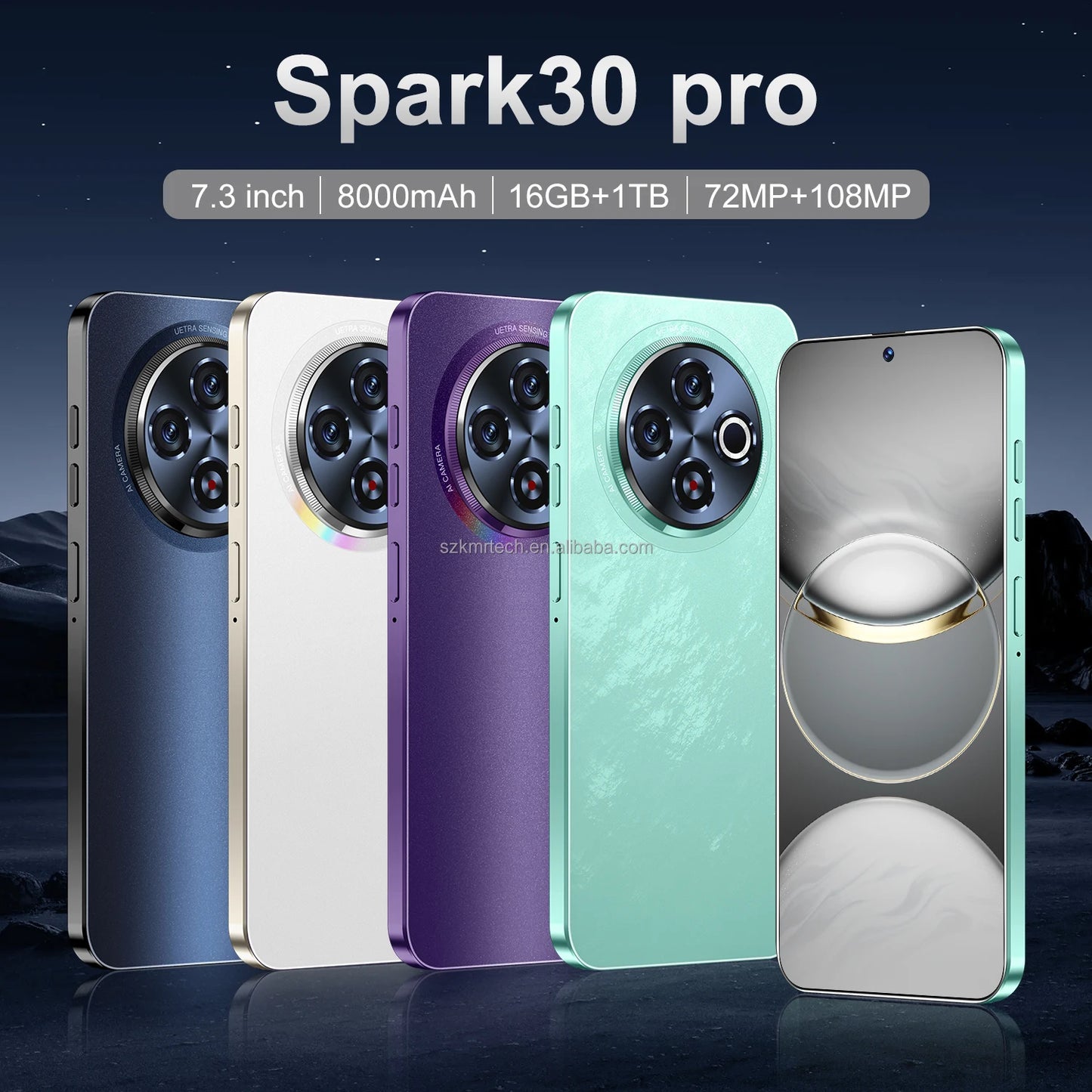 Techno Spark 30 Pro 5G Smartphone 108MP 8000mAh Android 14.0 Battery 16GB+1TB Storage Plus10-Core 5G Network Low Price Original